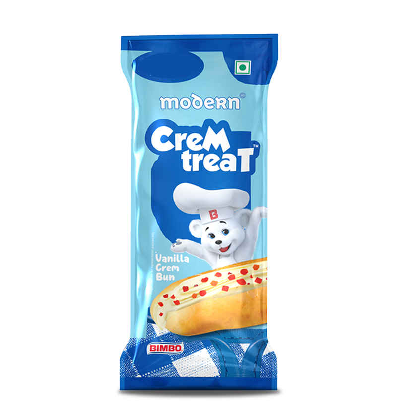 Modern Cremtreat Vanilla Cream Bun