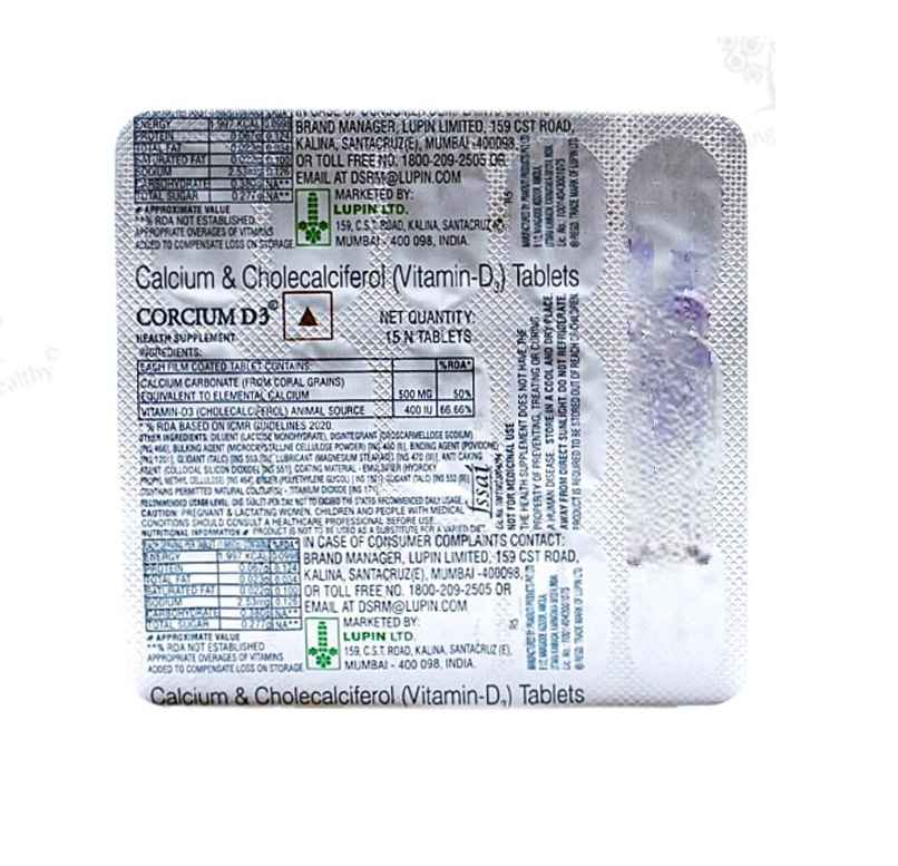 Corcium D3 Tablet