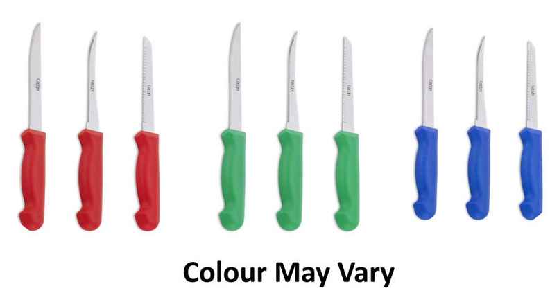 Godrej Cartini Kitchen Stainless Steel Knife Set (3 Pieces, assorted colour)