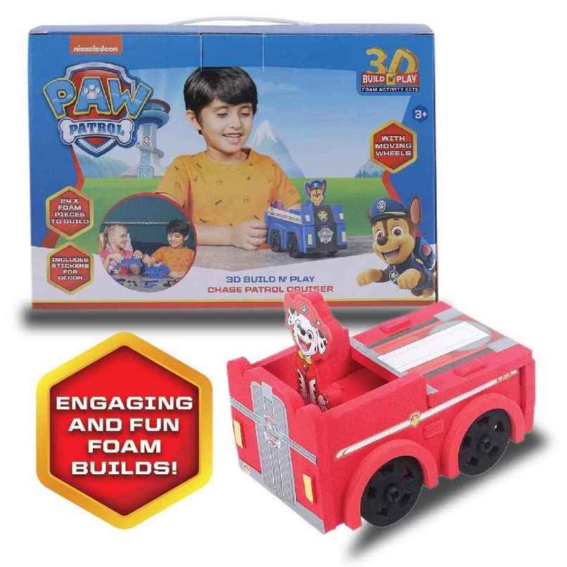 Li'l Wizards Paw Patrol Marshall 3D Build N' Play Fire Fightin' Truck (Red, Ages 3+) Li'l Wizards Paw Patrol Marshall 3D Build N' Play Fire Fightin' Truck (Red, Ages 3+)