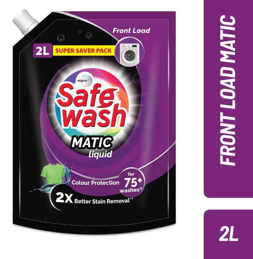 SafeWash Front Load Matic Premium Detergent Liquid | 2X Stain Removal