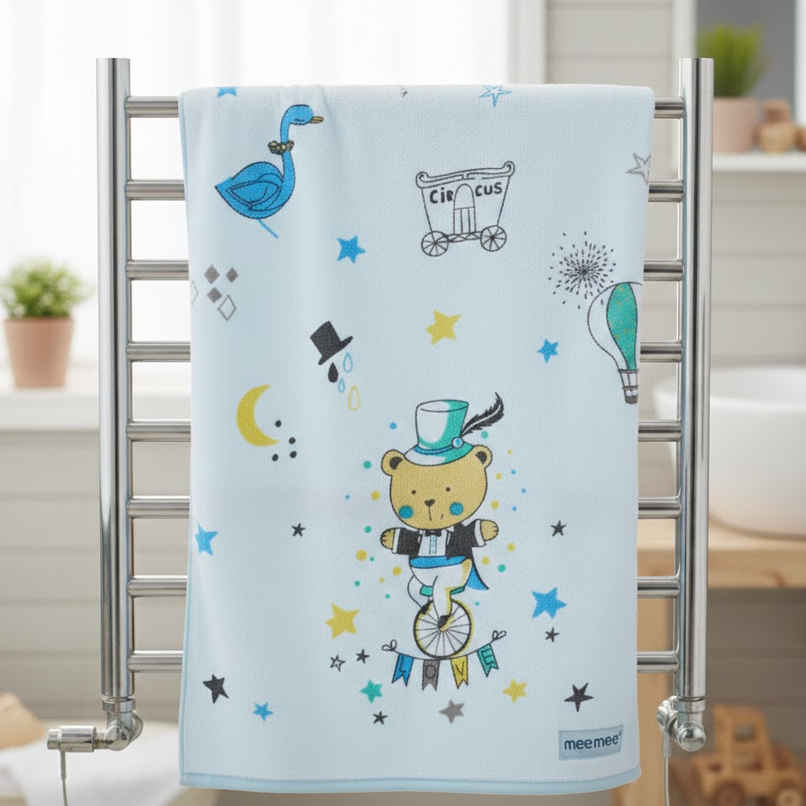 Mee Mee Micro Fiber Baby Bath Towel | 0-3 yrs