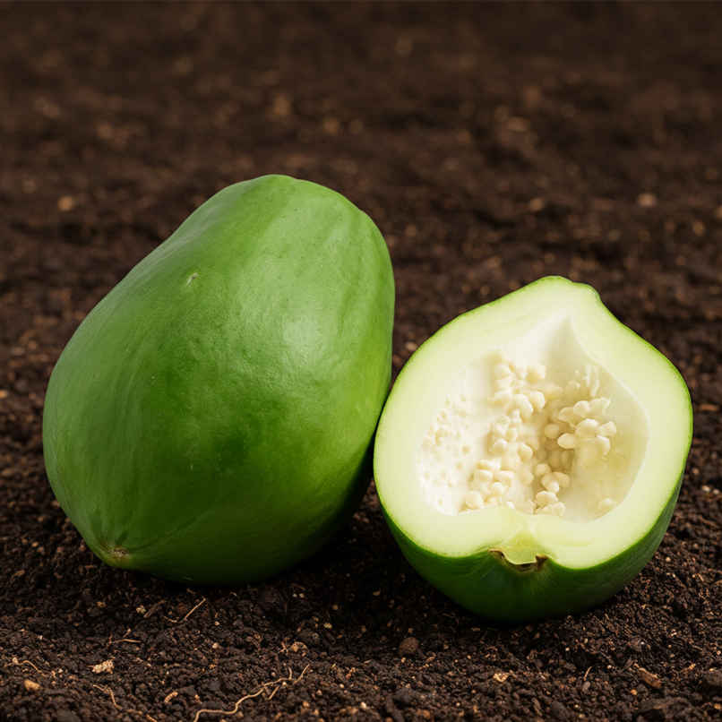 Organically Grown Papaya Raw Organically Grown Papaya Raw