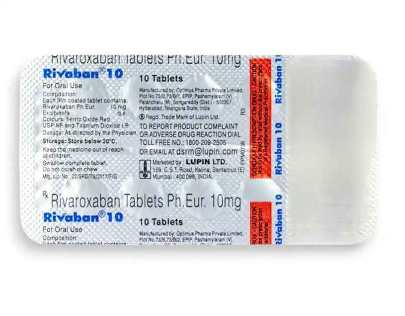 Rivaban 10 Tablet Rivaban 10 Tablet