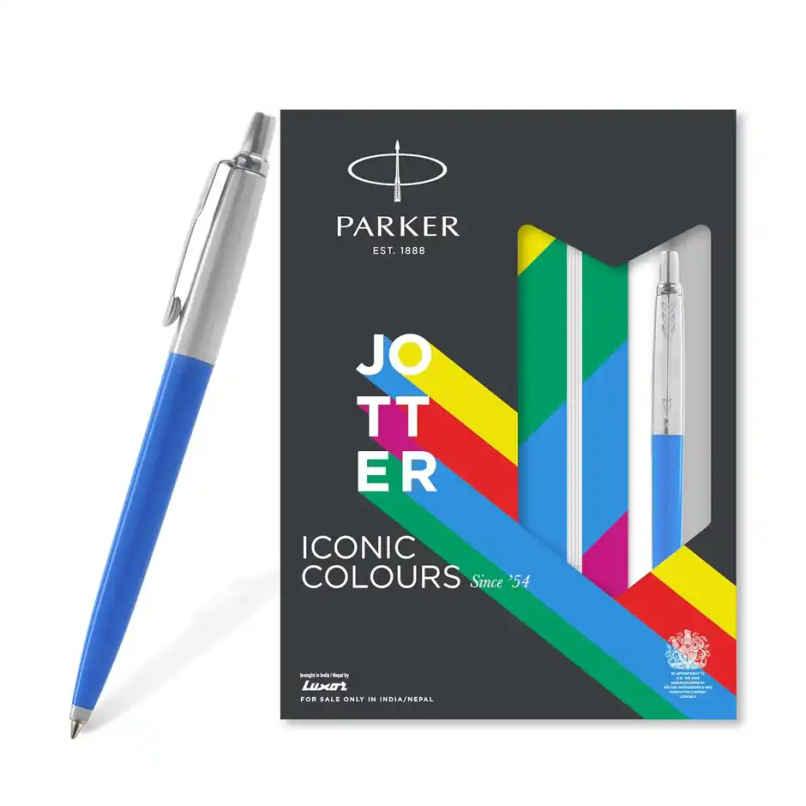 Parker Jotter Turquoise Ball Pen & Notebook | Thoughtful Gift Set for Teacher