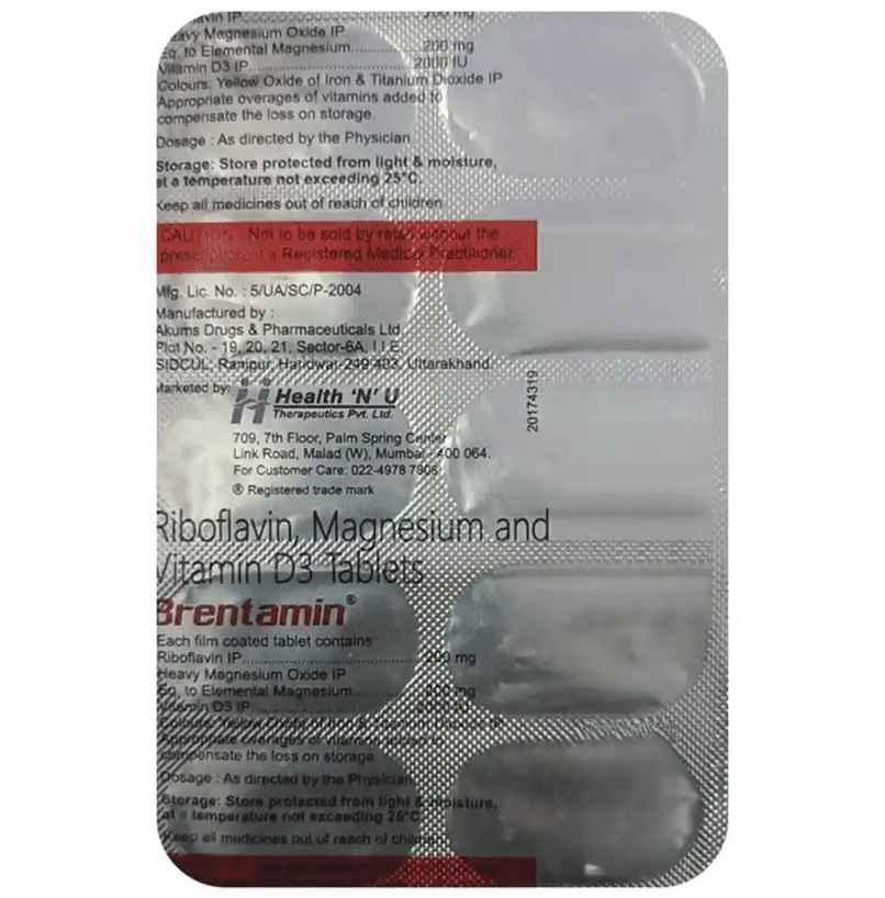 Brentamin Tablet Brentamin Tablet