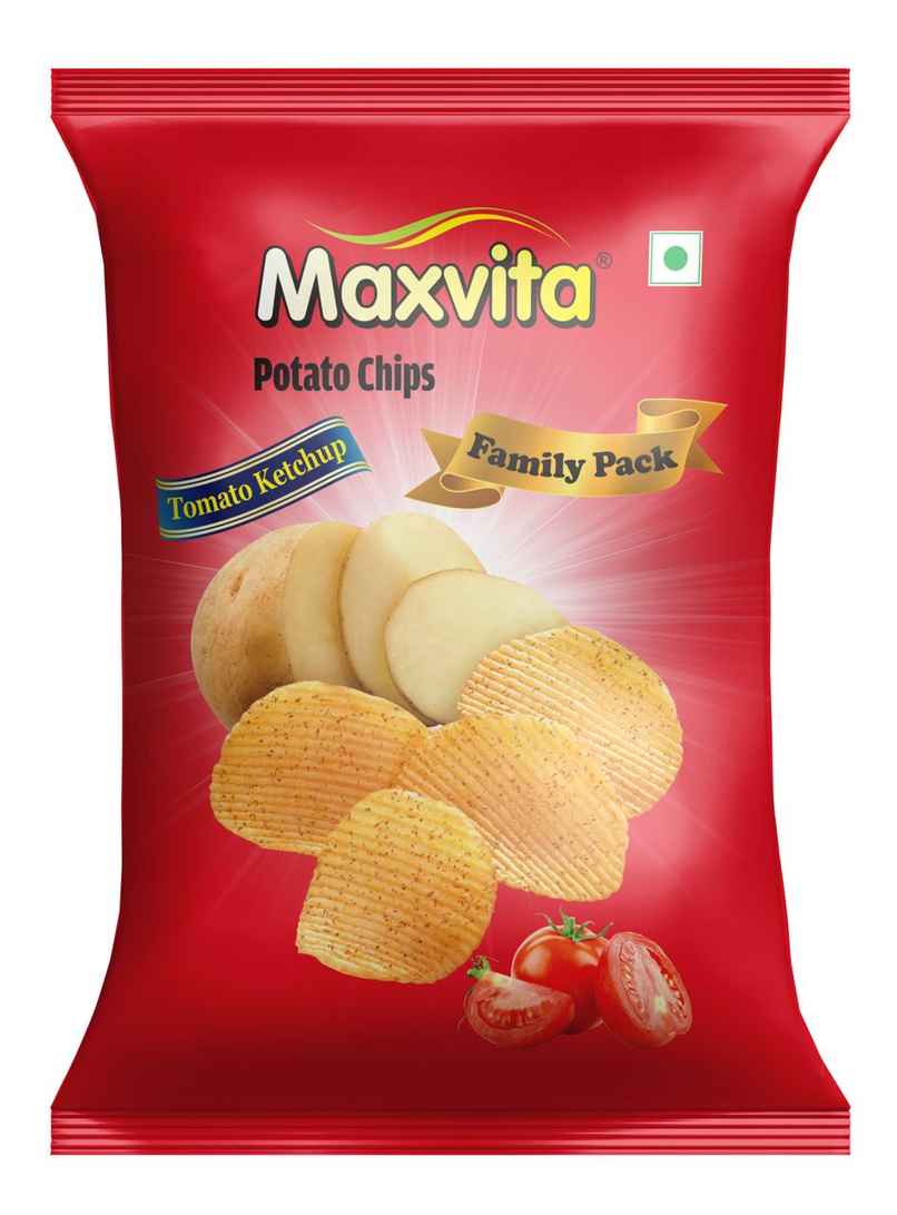 Maxvita Potato Chips Family Packs Tomato Ketchup