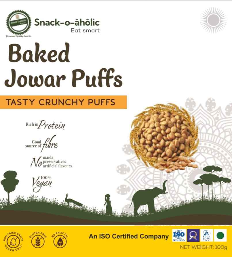 Snack-o-aholic Jowar Puffs