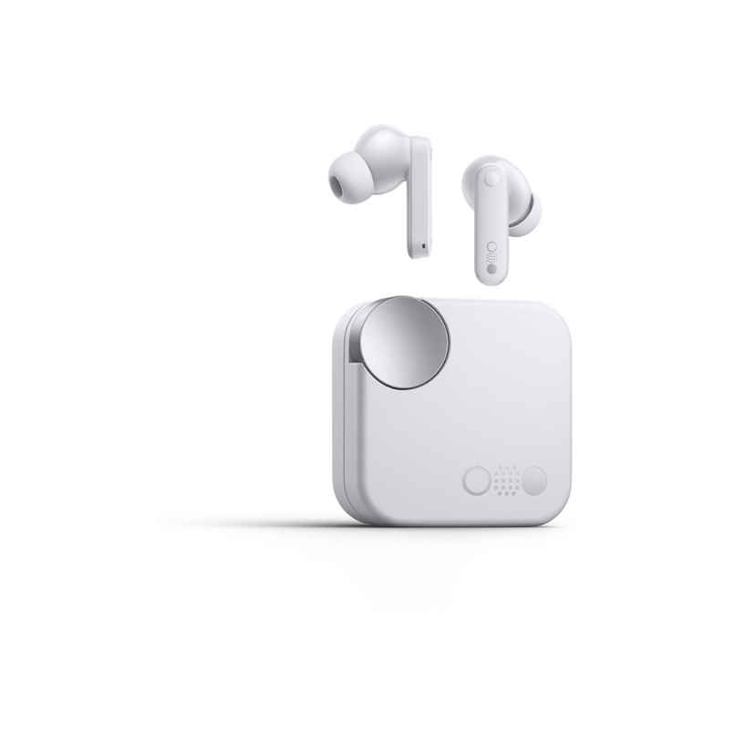 CMF BY NOTHING In Ear TWS Earbuds Buds Pro Noise Cancelling/Bluetooth/Up To 39 Hours Of Usage, Dedicated App Compatible, Lightweight, Out-Of-Sound Capture - Light Gray