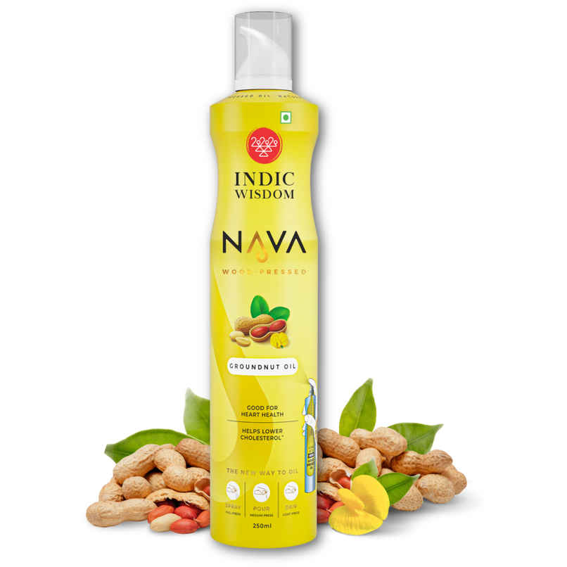 Indic Wisdom Nava Spray | Groundnut Wood Pressed Oil | Spray for cooking Indic Wisdom Nava Spray | Groundnut Wood Pressed Oil | Spray for cooking