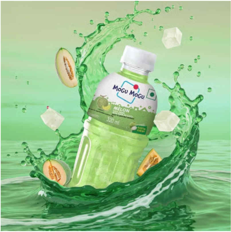 Mogu Mogu Melon Juice With Nata De Coco