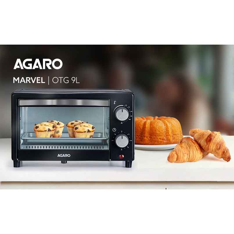 Agaro Marvel 9L Oven Toaster Griller, Cake Baking, Grilling, Toasting, Otg, 800W