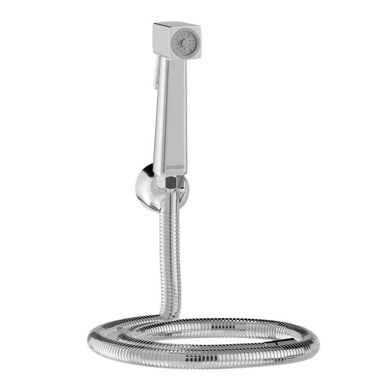Lorazzo Quad Health Faucet | Stainless Steel | Chrome | 1 meter Hose pipe | Wall Hook Lorazzo Quad Health Faucet | Stainless Steel | Chrome | 1 meter Hose pipe | Wall Hook