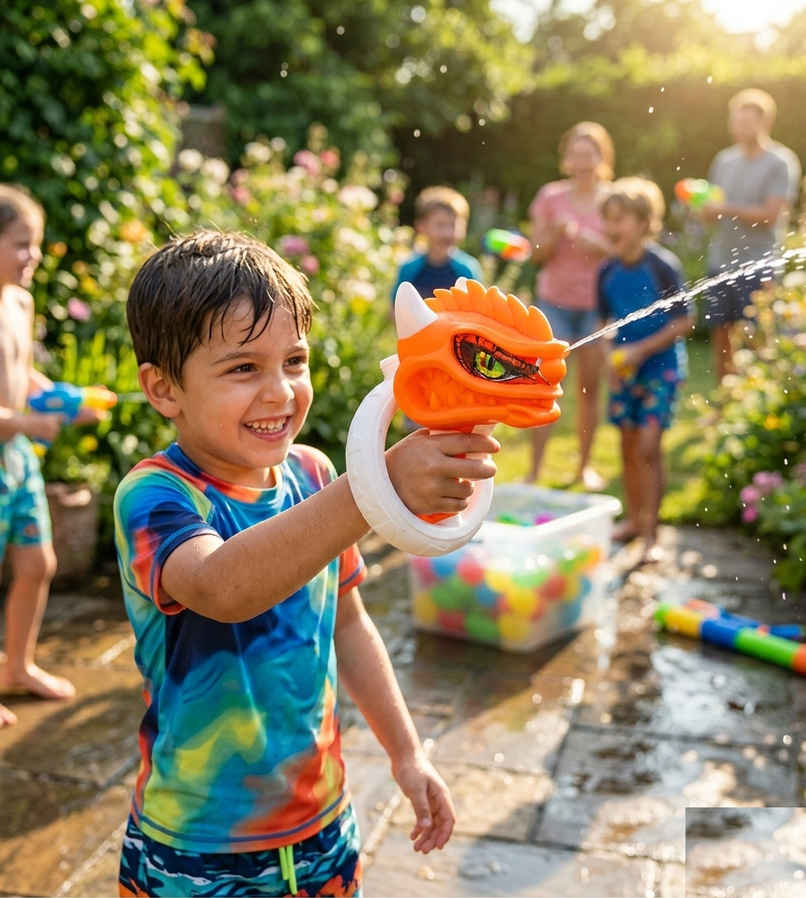 Dragon Ring Water Pichkari | Tota | Assorted (Color and Print May Vary) Dragon Ring Water Pichkari | Tota | Assorted (Color and Print May Vary)