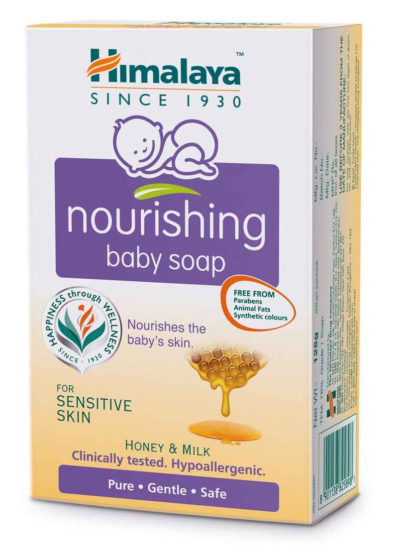 Himalaya Nourishing Baby Soap for Sensitive Skin -|Honey Milk Nourish Complex to Nourish Skin
