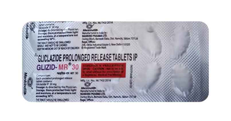 Glizid-MR 30 Tablet PR Glizid-MR 30 Tablet PR