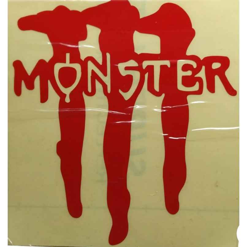 Divine Vibes Monster Car Sticker | Pack of 2