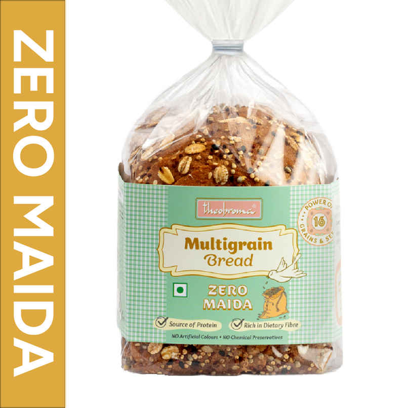 Theobroma Zero Maida Multigrain Bread | No Preservatives | No Palm Oil