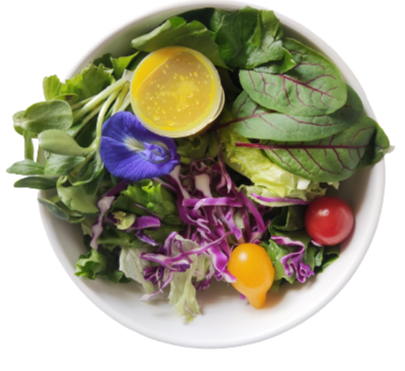 Premium Ready To Eat Salad Box With Dressing Regular