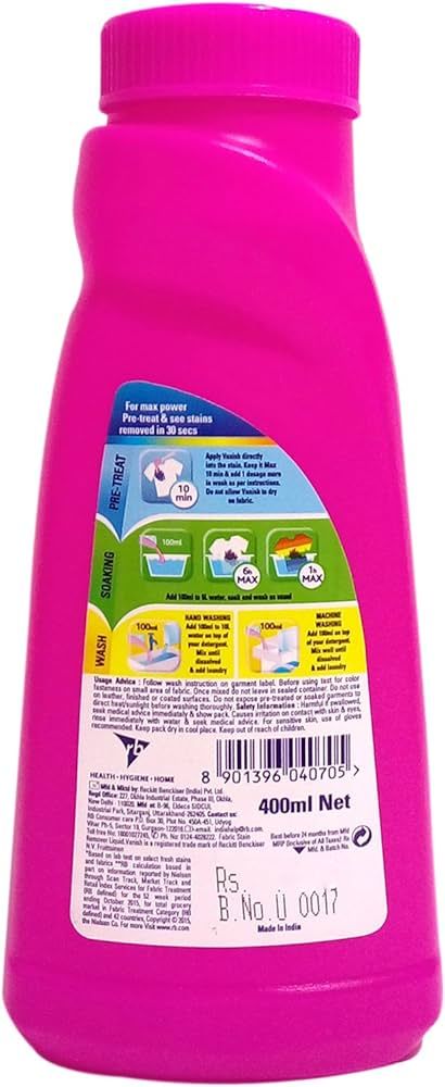 Vanish Oxi Action Stain Remover