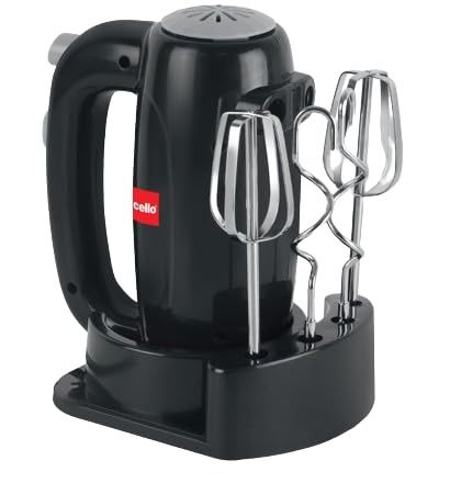 Cello Besto Hand Beater | 5 Variable Speed Controls | (300W Powerful Motor With Body) | Black