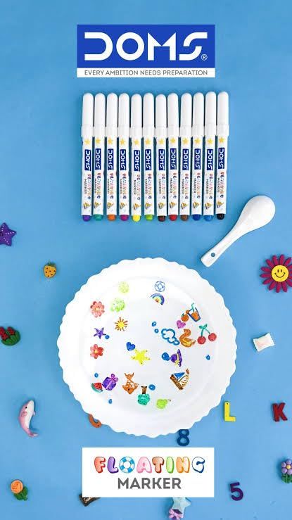 Doms Floating Markers 12 Shades