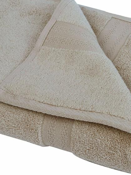 Bianca Face Towel Soft Beige | Set of 4- 30cm x 30cm