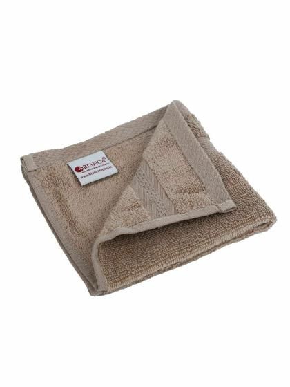 Bianca Face Towel Soft Beige | Set of 4- 30cm x 30cm