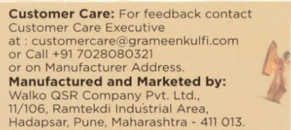 Grameen Mango Kulfi Ice Cream Stick