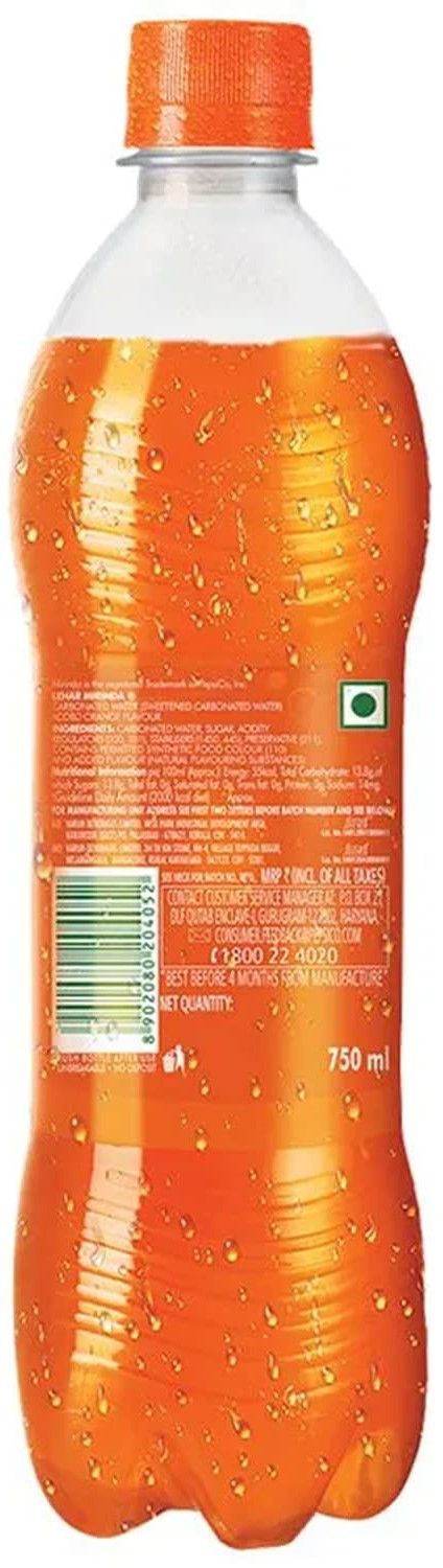 Mirinda Orange Flavoured Soft Drink 750 ml Combo