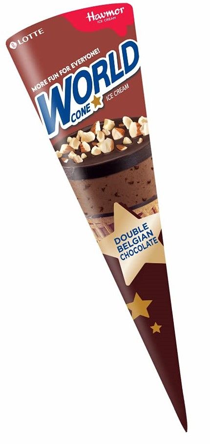 Havmor Double Belgian Choco Ice Cream Cone