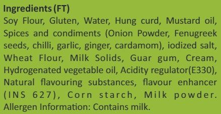 Mr. Munchies Afghani Soya Chaap