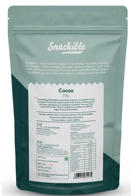 Snackible Cocoa Fills