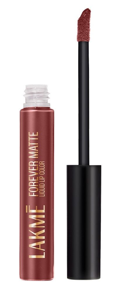 Lakme Forever Liquid Lipstick - Nude Dream | Lightweight(5.6ml) & Lindt Lindor Gift Box Milk(100gms) Combo