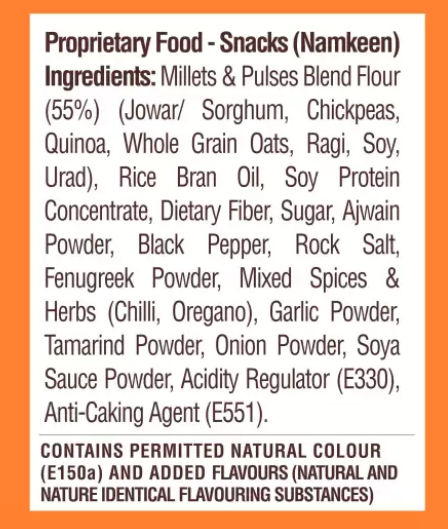 Ritebite Max Protein Peri Peri 10G Multigrain Protein Chips, Healthy Snacks & Munchies