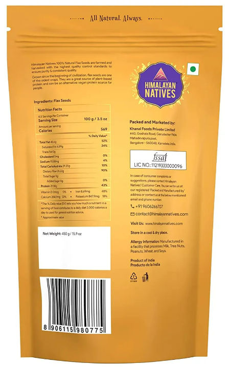 Himalayan Natives Flax Seeds