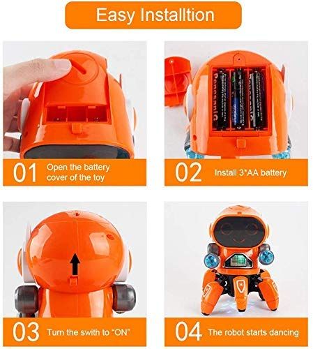Toyshine Bot Pioneer Dancing Robot With Colorful Lights & Music (4 - 8 Years)
