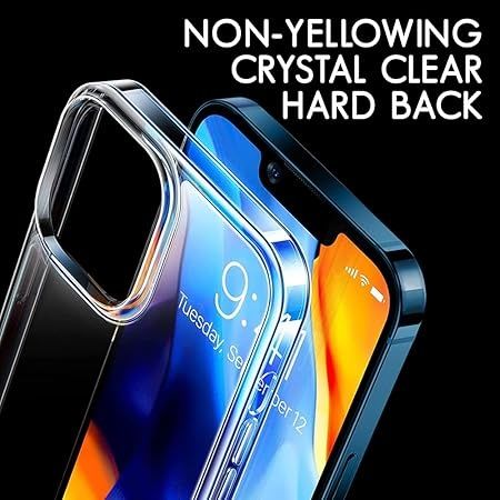 Techvor Back Case Cover for iPhone 12, iPhone 12 Pro