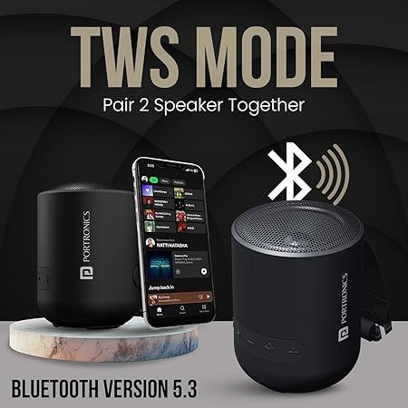 Portronics Sound Pot 20W Wireless Bluetooth Speaker