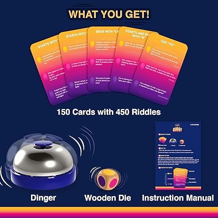 Gouda Games Dare To Ding -A Game Of Riddles And Reflexes!