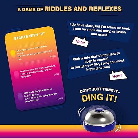 Gouda Games Dare To Ding -A Game Of Riddles And Reflexes!