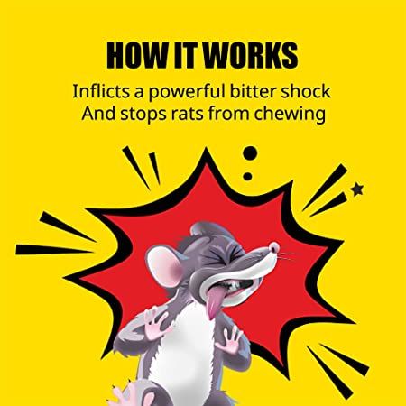 Bitter Powerful Protection From Rats Spray | 60 Days Protection | No Kill Only Repell