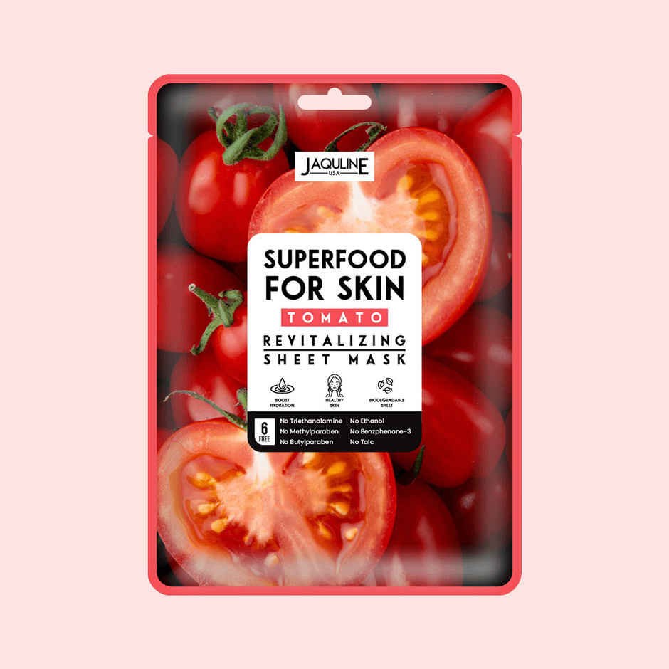 Jaquline USA Superfood Sheet Mask | Tomato
