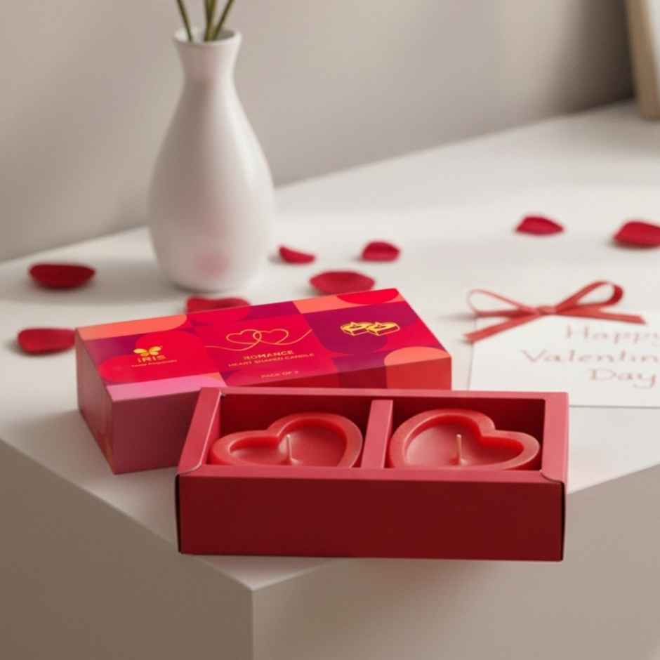 Heart to Heart Romance Candles | Iris