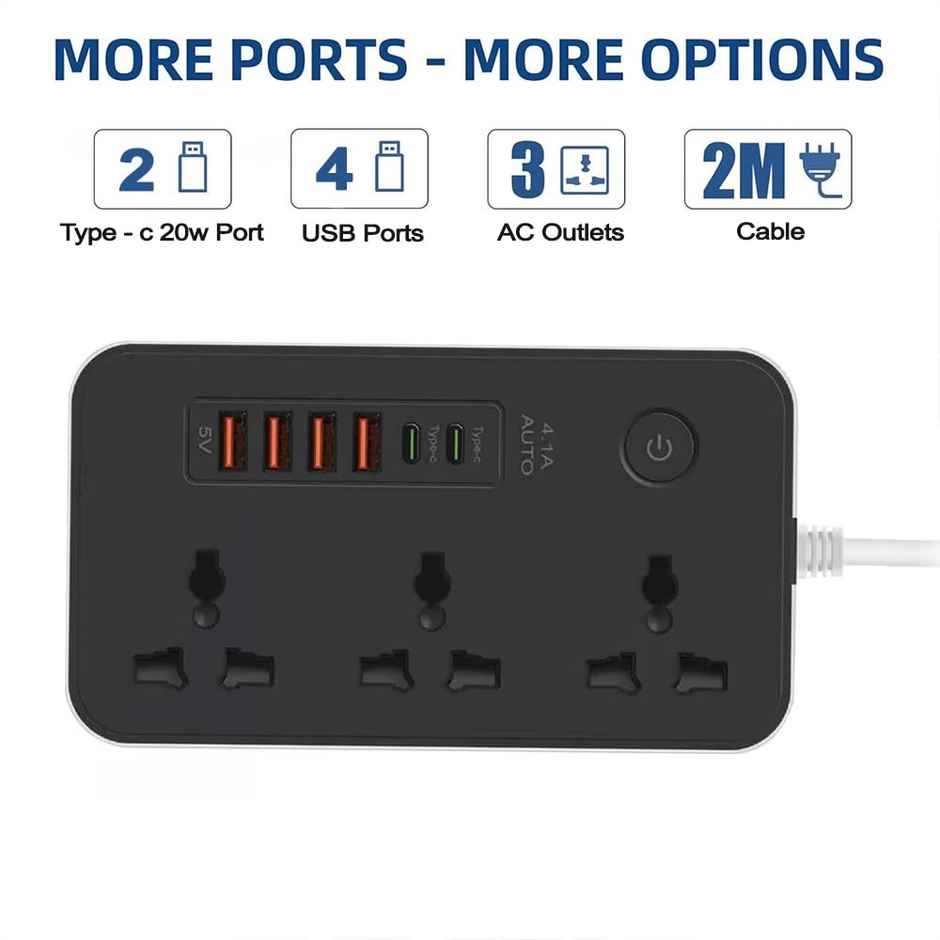 Hashwow Extension Board With 4 Usb Ports And 2 Type-C Port With Cable