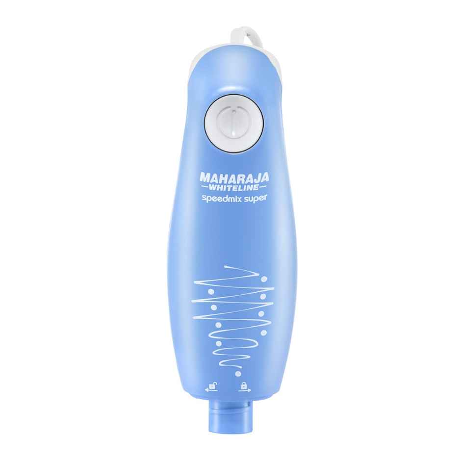 Maharaja Whiteline Hb-129 Speedmix Super Hand Blender 175 Watts,Stainless Steel Blades - Blue/ White