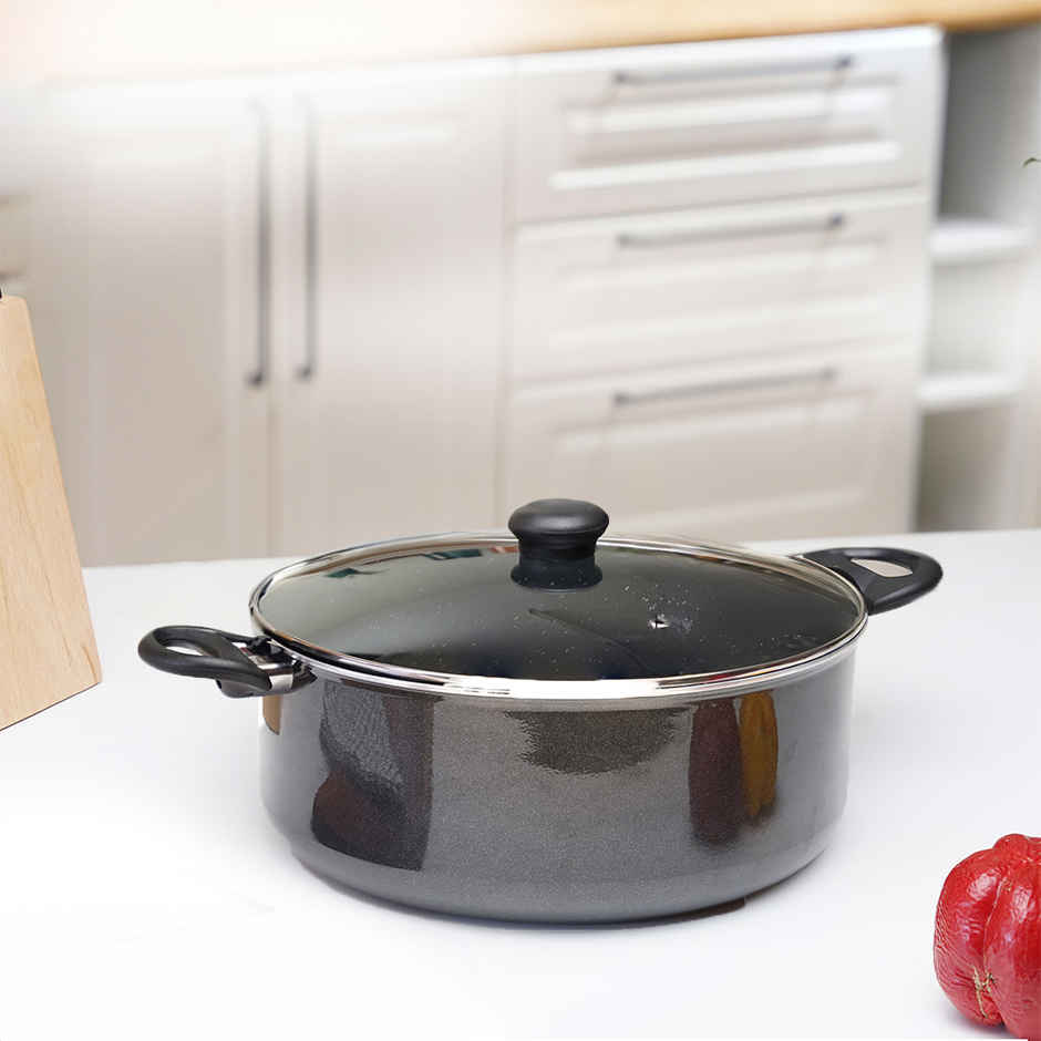 Deepam Glaze Casserole/ Biriyani Pot 4 Litre 24cm