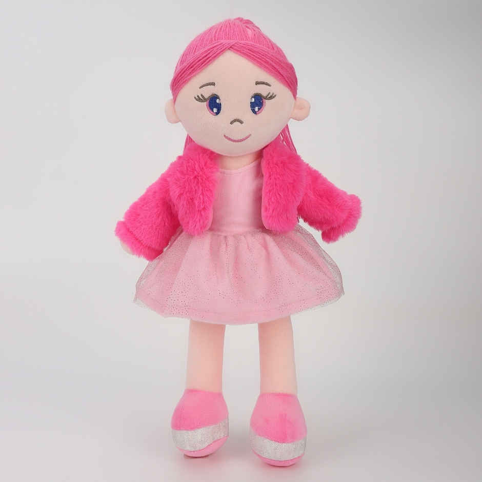 Mirada Pink Jacket Elena Doll Soft Toy - 42Cm