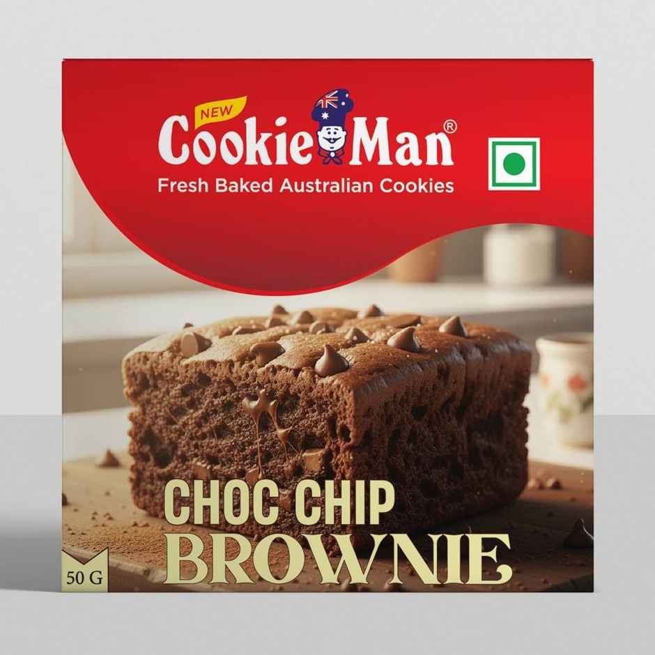 Cookie Man Premium Choc Chip Brownie