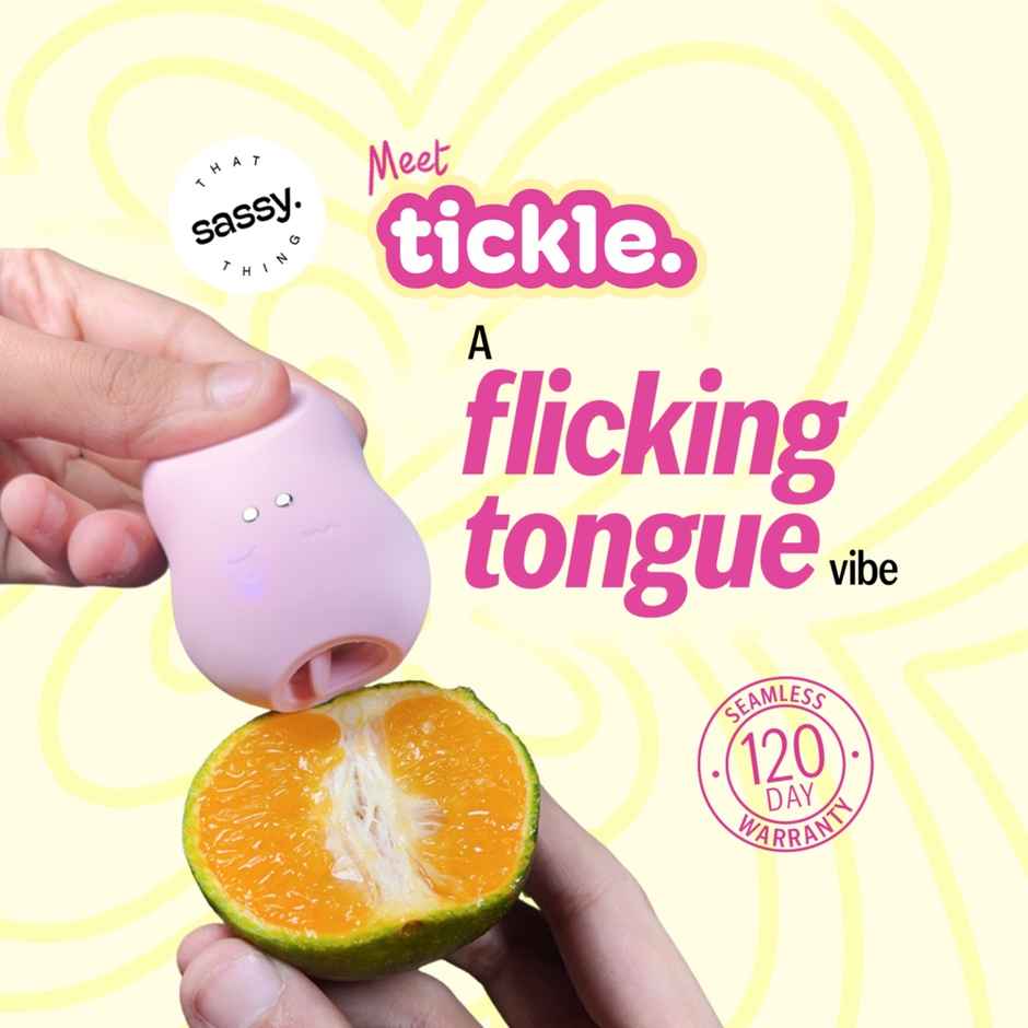 That Sassy Thing Tickle Tongue Personal Massager | Pastel Pink
